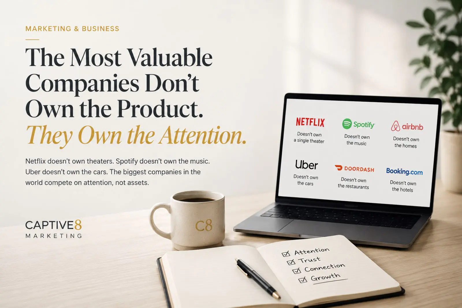 The Most Valuable Companies Own Attention, Not Products